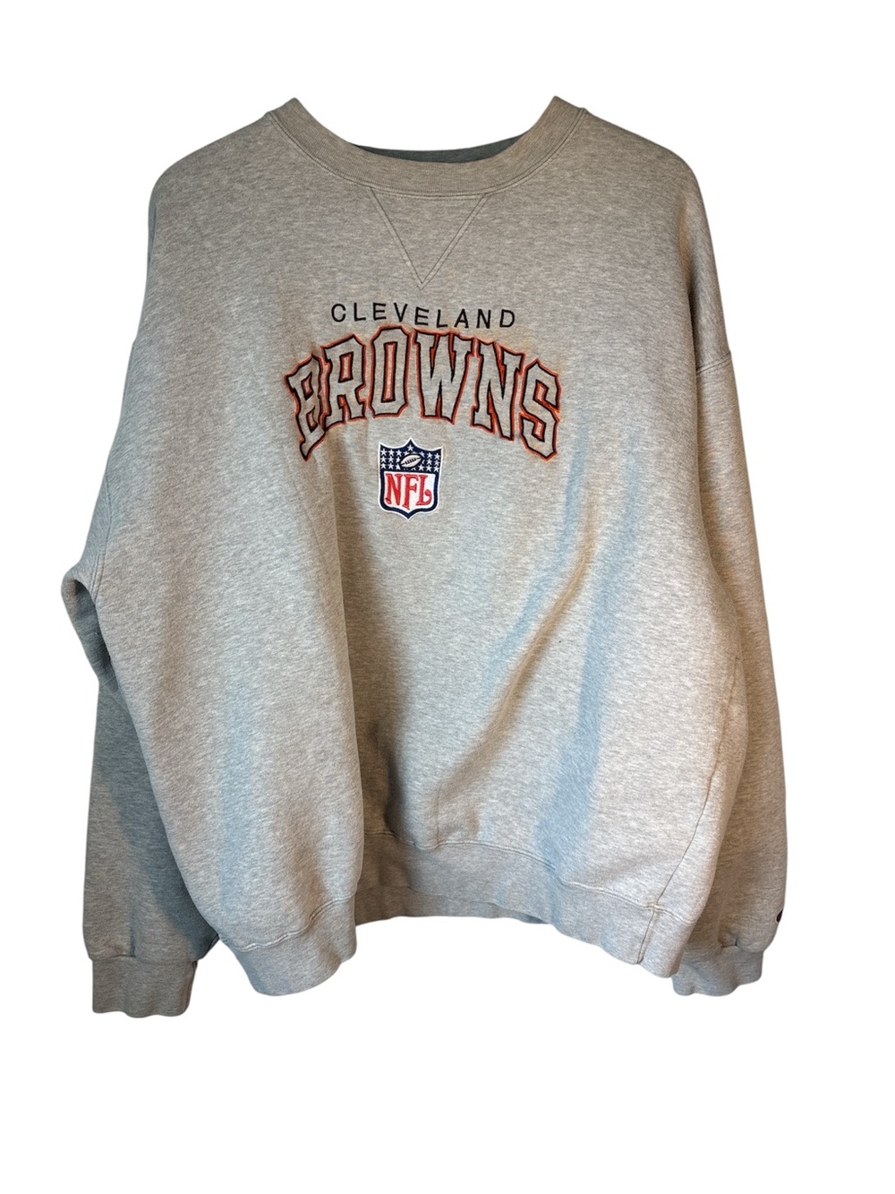 Vintage Cleveland Browns Champion NFL Football Crewneck XXL 90s Y2k Embroidered